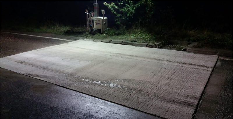 Finished concrete bay replacement on the A120 Wix bypass